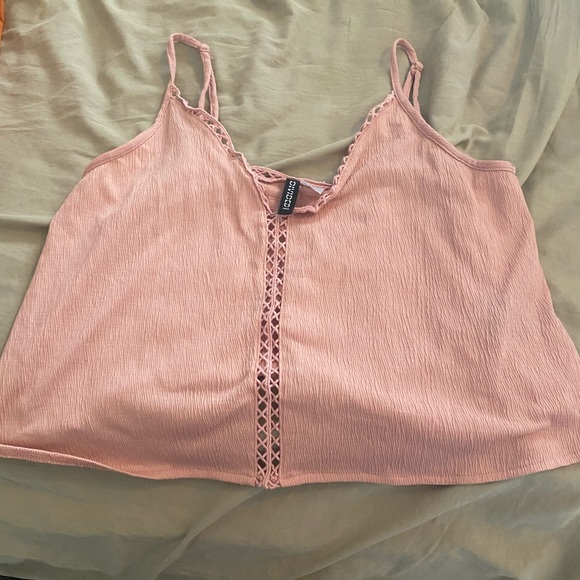 Pink Tank Blouse - Picture 1 of 3
